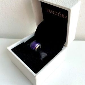Persona Dark Purple Murano Glass Charm